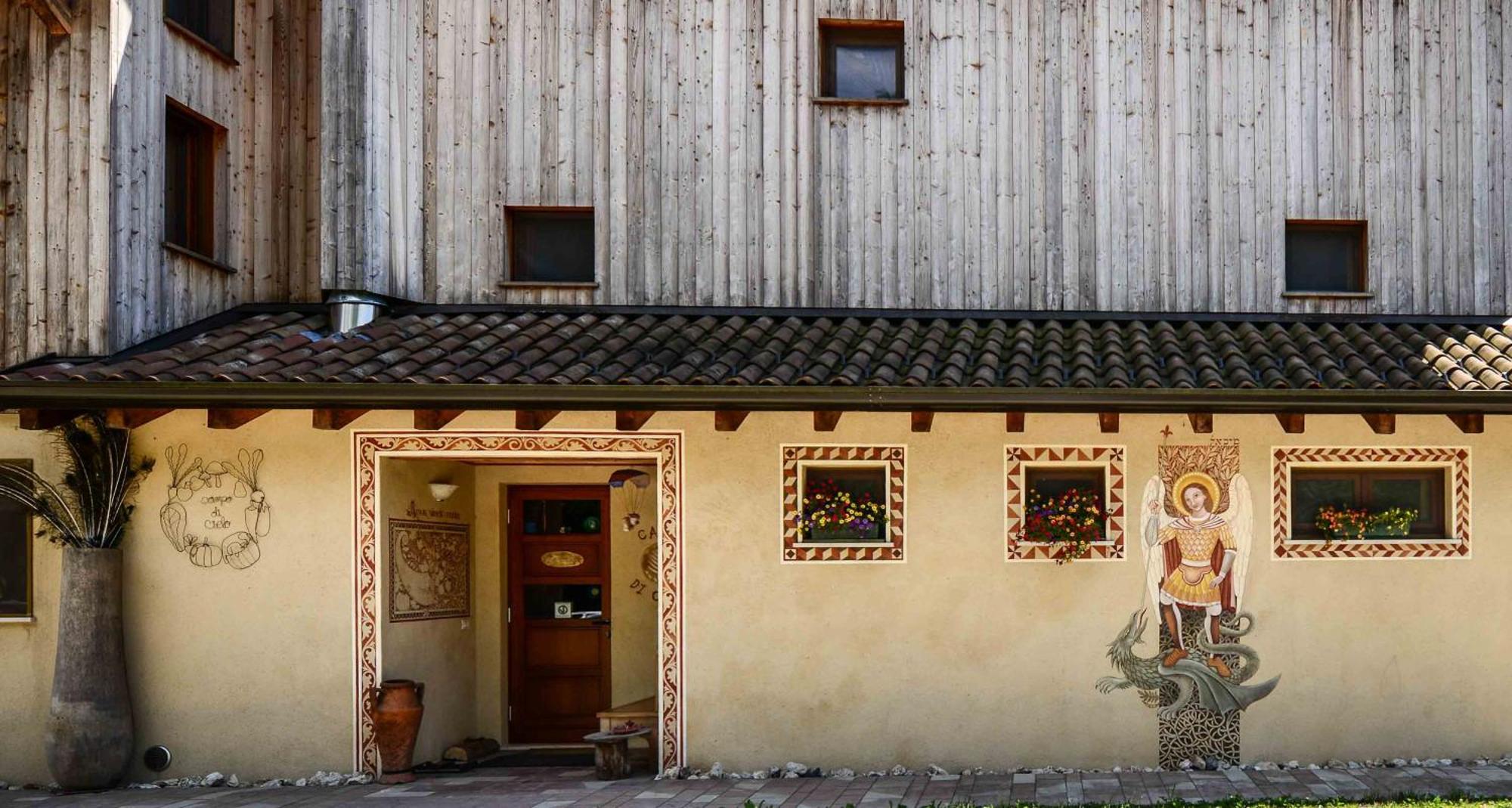 Bioagriturismo Vegan Campo Di Cielo Cesiomaggiore エクステリア 写真